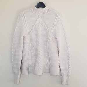 GAP White Turtleneck Sweater